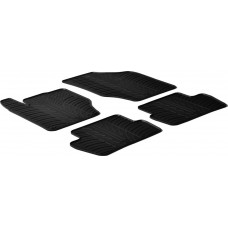 Гумові килимки в салон для Citroen C4 (mkII) 2010-2018 / DS4 (mkI) 2010-2015; DS 4 (mkI) 2015-2018 комплект з 4 штук (Gledring)