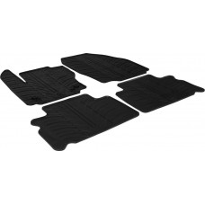 Гумові килимки в салон для Ford Galaxy (mkII) 2010-2015 / S-Max (mkI) 2010-2015 (1-2 ряд) комплект з 4 штук (Gledring)