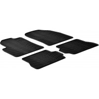 Гумові килимки в салон для Ford Fiesta (mkV) 2002-2008 / Fusion (mkI) 2002-2012 комплект з 4 штук (Gledring) Гумові килимки в салон для Ford Fiesta (mkV) 2002-2008 / Fusion (mkI) 2002-2012 комплект з 4 штук (Gledring)
