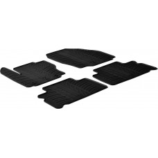 Гумові килимки в салон для Ford Galaxy (mkII) 2006-2010 / S-Max (mkI) 2006-2010 (1-2 ряд) комплект з 4 штук (Gledring)