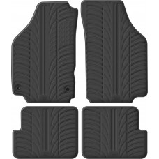 Гумові килимки в салон для Lancia Ypsilon (mkII) 2003-2011 комплект з 4 штук (Gledring)