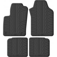 Гумові килимки в салон для Lancia Ypsilon (mkIII) 2011-2024 комплект з 4 штук (Gledring)