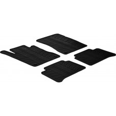 Гумові килимки в салон для Mercedes-Benz E-Class (W211; S211) 2001-2009 комплект з 4 штук (Gledring)