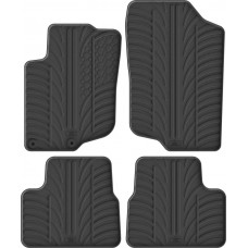 Гумові килимки в салон для Peugeot 207 (mkI) 2006-2014 комплект з 4 штук (Gledring)