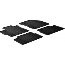Гумові килимки в салон для Toyota Auris (mkI) 2006-2012 / Corolla (mkX) 2006-2012 комплект з 4 штук (Gledring)