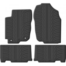 Гумові килимки в салон для Toyota RAV4 (mkIV) 2012-2018 комплект з 4 штук (Gledring)