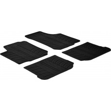Гумові килимки в салон для Skoda Octavia (mkI) 1996-2011; Volkswagen Golf (mkIV) 1997-2006 / Bora (mkIV) 1999-2006 / Beetle (mkI) 1997-2011; Seat Leon (mkI) 1999-2006 / Toledo (mkII) 1994-2004 комплект з 4 штук (Gledring)