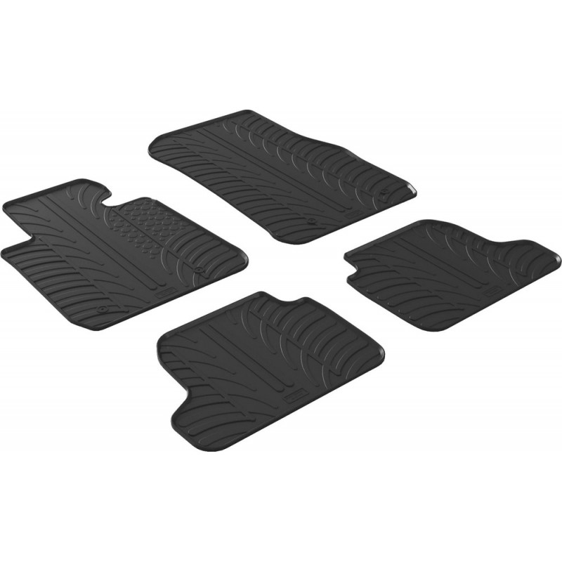 Гумові килимки в салон для BMW 2-series (F22; F87) 2014-2021 комплект з 4 штук (Gledring)
