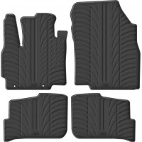 Гумові килимки в салон для Mitsubishi Mirage (mkVI) 2012-2024 комплект з 4 штук (Gledring)