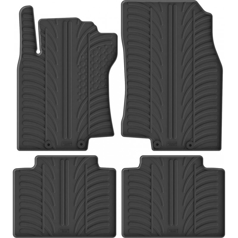 Гумові килимки в салон для Nissan X-Trail (mkIII)(T32) / Rogue (mkII) 2013-2021 комплект з 4 штук (Gledring)