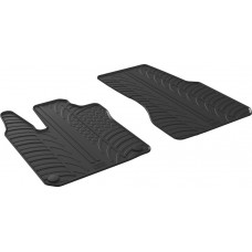 Гумові килимки в салон для Smart ForTwo (mkIII)(C453; A453) 2014-2019 / EQ ForTwo (C453; A453) 2017-2024 комплект з 2 штук (Gledring)