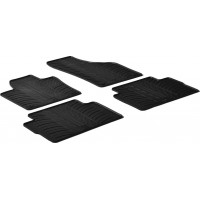 Гумові килимки в салон для Volkswagen Sharan (mkII) 2010-2022; Seat Alhambra (mkII) 2010-2020 (1-2 ряд) комплект з 4 штук (Gledring)