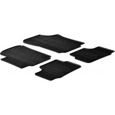 Гумові килимки в салон для Volkswagen Up! (mkI) 2011-2023; Seat Mii (mkI) 2011-2021; Skoda Citigo (mkI) 2011-2020 комплект з 4 штук (Gledring)
