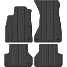 Гумові килимки в салон для Audi A4/S4/RS4 (mkV)(B9) 2015-2023 комплект з 4 штук (Gledring)