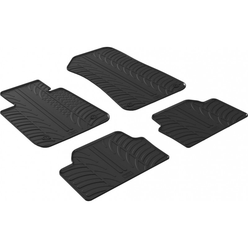 Гумові килимки в салон для BMW 1-series (E81; E87) 2004-2011 комплект з 4 штук (Gledring)
