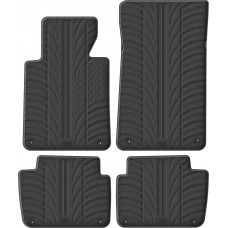 Гумові килимки в салон для BMW 3-series (E46) 1997-2006 комплект з 4 штук (Gledring)