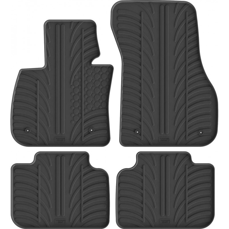 Гумові килимки в салон для BMW X1 (F48) 2015-2022 комплект з 4 штук (Gledring)