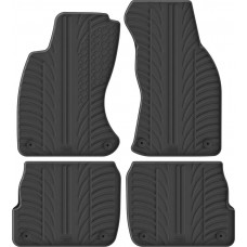 Гумові килимки в салон для Audi A6/S6/RS6 (mkII)(C5) 1997-2004 комплект з 4 штук (Gledring)