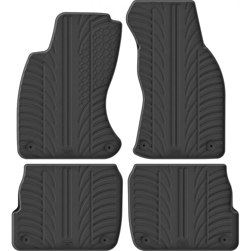Гумові килимки в салон для Audi A6/S6/RS6 (mkII)(C5) 1997-2004 комплект з 4 штук (Gledring)