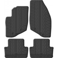 Гумові килимки в салон для Volvo S60 (mkI) 2001-2010 / V70 (mkII) 2000-2008 / XC70 (mkII) 2000-2008 комплект з 4 штук (Gledring)