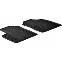 Гумові килимки в салон для Fiat Panda (mkII) 2003-2012 (1 ряд) комплект з 2 штук (Gledring)