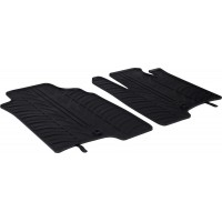 Гумові килимки в салон для Fiat Panda (mkIII) 2011-2014 (без клипс)(1 ряд) комплект з 2 штук (Gledring)