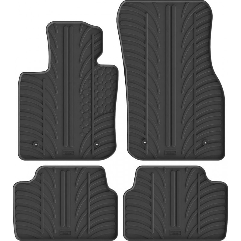 Гумові килимки в салон для Mini Cooper (mkIII)(F55) 2013-2024 (5-дв.)(МКПП) комплект з 4 штук (Gledring)