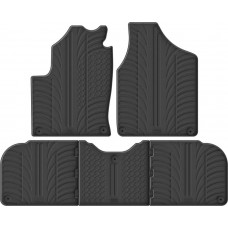 Гумові килимки в салон для Volkswagen Sharan (mkI) 1995-2010; Seat Alhambra (mkI) 1996-2010 комплект з 5 штук (Gledring)
