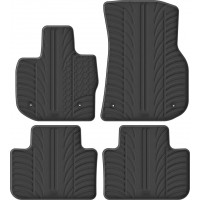 Гумові килимки в салон для BMW X3 (G01) 2017-2024 / iX3 (G08) 2018→ (АКПП) комплект з 4 штук (Gledring)