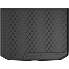 Гумовий килимок в багажник для Audi A3/S3/RS3 (mkIII) 2012-2020 (sportback)(с двухуровневым полом)(верхний уровень)(с запаской)(багажник) (Gledring)