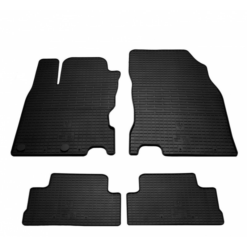 Гумові килимки в салон для Nissan Qashqai (2014-...) комплект з 4 штук (Stingray)
