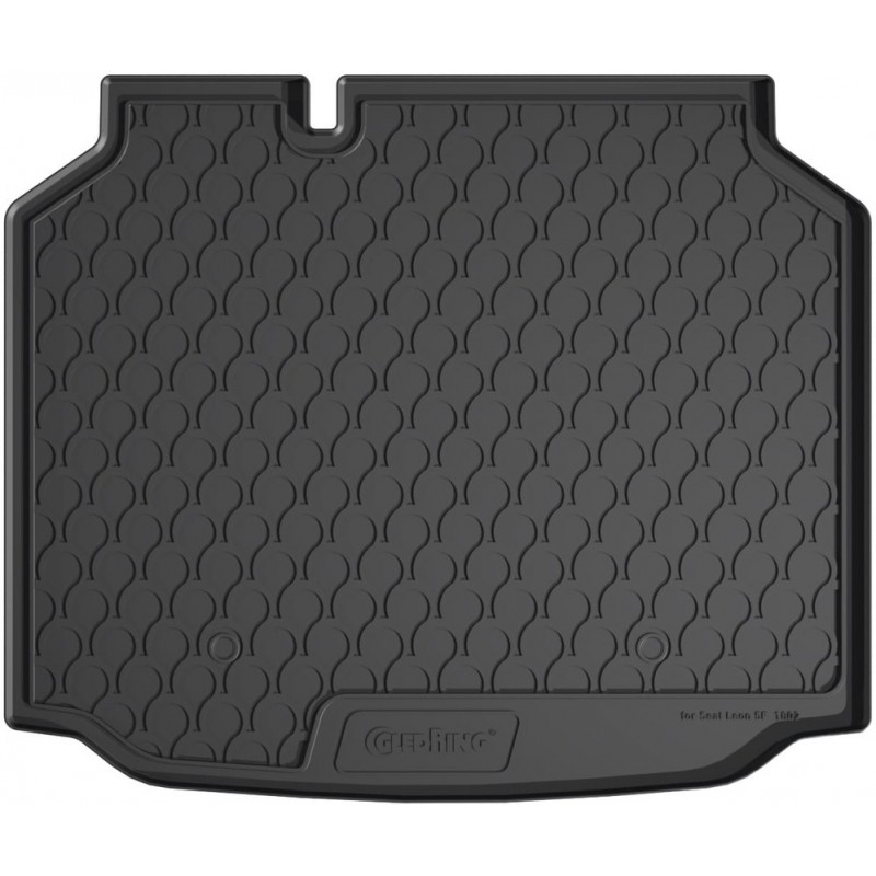 Гумовий килимок в багажник для Seat Leon (mkIII) 2012-2020 (5-дв. хетчбек)(багажник) (Gledring)