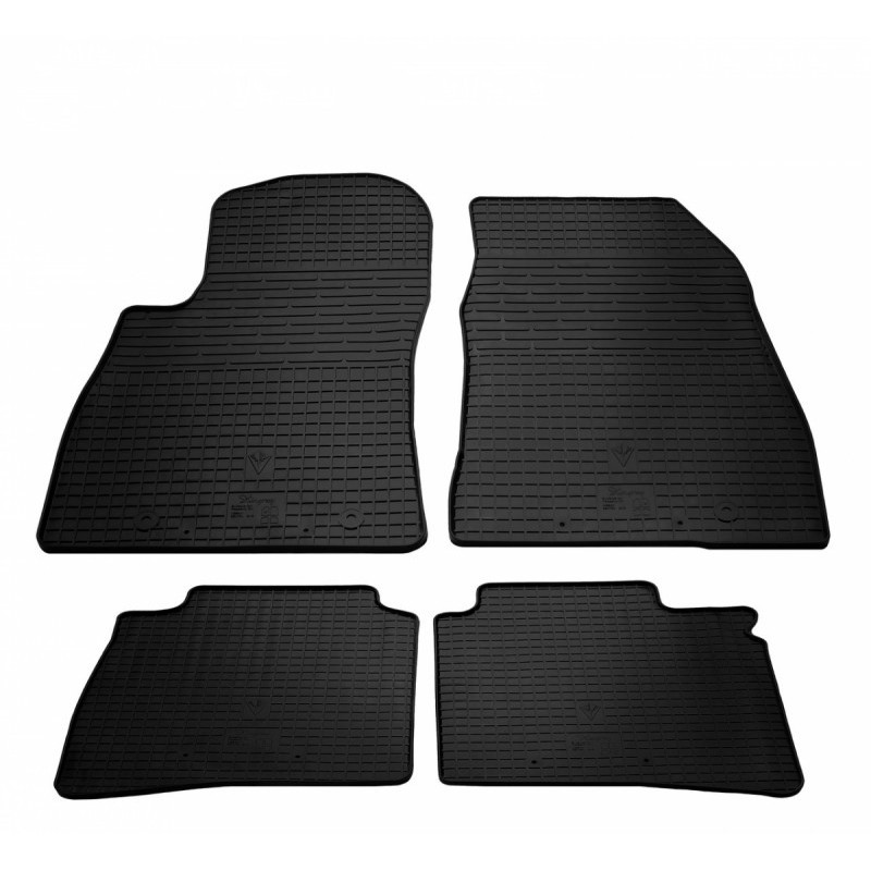 Гумові килимки в салон для Nissan Sentra (B17) (2012-2019) комплект з 4 штук (Stingray)