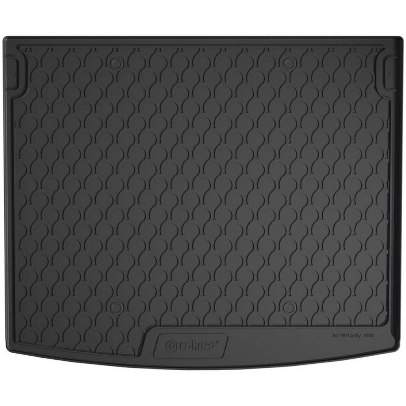 Гумовий килимок в багажник для Volkswagen Caddy (mkIII) 2010-2021 (Life)(багажник) (Gledring)