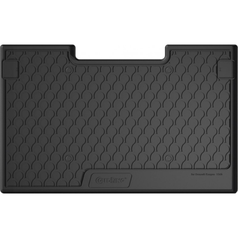 Гумовий килимок в багажник для Renault Kangoo (mkII) 2007-2021; Mercedes-Benz Citan (W415) 2012-2021 (пассажирский)(L2)(багажник) (Gledring)