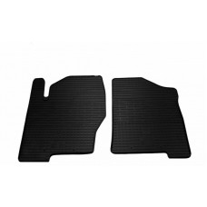 Гумові килимки в салон для Nissan Navara (D40) (2005-2010) комплект з 2 штук (Stingray)