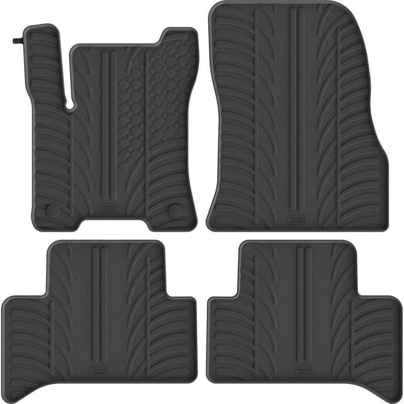 Гумові килимки в салон для Mercedes-Benz EQA (H243) 2021→ комплект з 4 штук (Gledring)