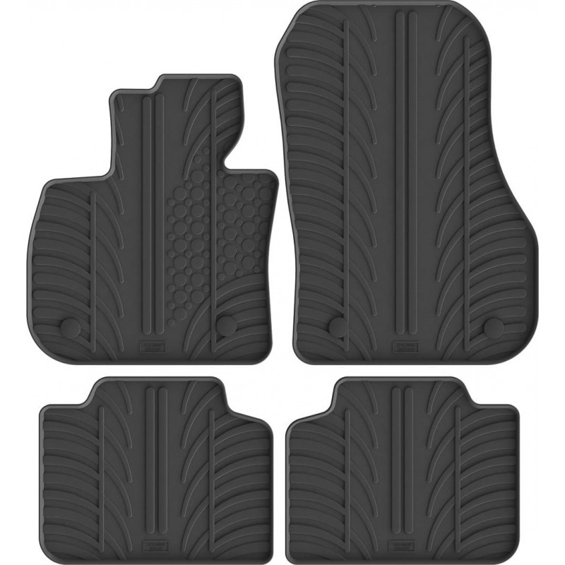 Гумові килимки в салон для BMW X1 (U11) 2022→ / X2 (U10) 2023→; Mini Countryman (mkIII)(U25) 2023→ комплект з 4 штук (Gledring)