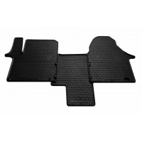 Гумові килимки в салон для Nissan Primastar (2002-2016) (1plus1) комплект з 3 штук (Stingray)