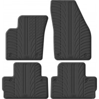 Гумові килимки в салон для Volvo C30 (mkI) 2006-2013 (МКПП) комплект з 4 штук (Gledring)