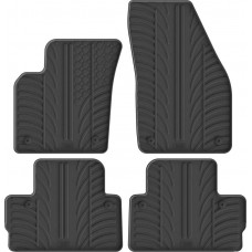 Гумові килимки в салон для Volvo C30 (mkI) 2006-2013 (МКПП) комплект з 4 штук (Gledring)