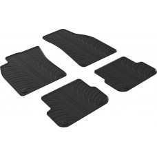 Гумові килимки в салон для Audi A6/S6/RS6 (mkIII)(C6) 2004-2011 (універсал) комплект з 4 штук (Gledring)