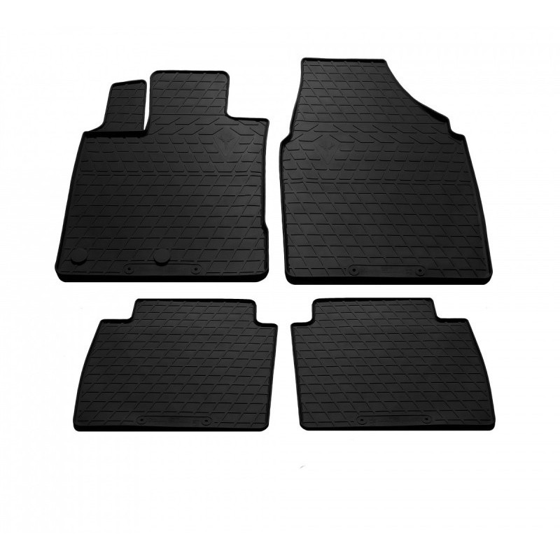 Гумові килимки в салон для Nissan Qashqaiplus2 (2008-2014) комплект з 4 штук (Stingray)