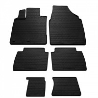 Гумові килимки в салон для Nissan Qashqaiplus2 (2008-2014) комплект з 6 штук (Stingray)