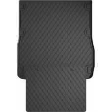 Гумовий килимок в багажник для Audi A6/S6/RS6 (mkIII)(C6) 2004-2011 (універсал)(багажник с защитой) (Gledring)