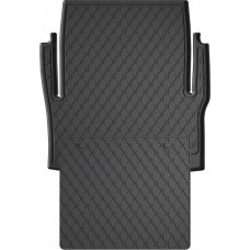 Гумовий килимок в багажник для BMW 3-series (F30; F80) 2011-2019 (седан)(багажник с защитой) (Gledring)