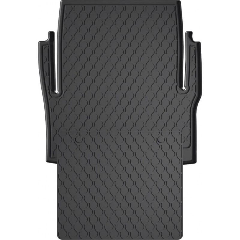 Гумовий килимок в багажник для BMW 3-series (F30; F80) 2011-2019 (седан)(багажник с защитой) (Gledring)