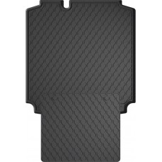 Гумовий килимок в багажник для Volkswagen Jetta (mkVI) 2010-2019 (багажник с защитой) (Gledring)