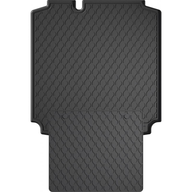Гумовий килимок в багажник для Volkswagen Jetta (mkVI) 2010-2019 (багажник с защитой) (Gledring)
