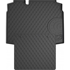 Гумовий килимок в багажник для Volkswagen Golf (mkV) 2003-2010 / (mkVI) 2008-2014 (хетчбек)(с докаткой)(багажник с защитой) (Gledring)